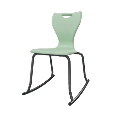 En Rock Educational Chair - Size 6 - Black Frame - Apple Orchard